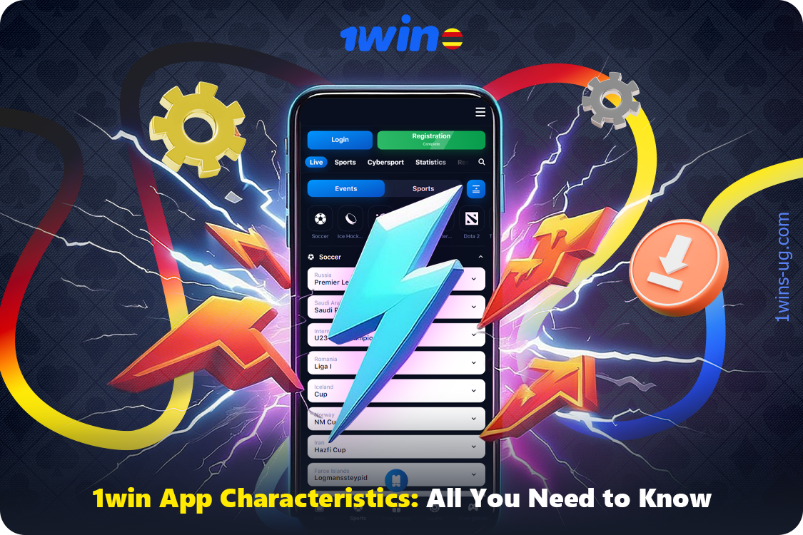 The installation file of the 1win app fits almost any smartphone and shows a high speed of operation