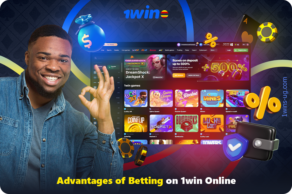 By choosing 1win Uganda, you will get a great range of betting and casino gaming benefits