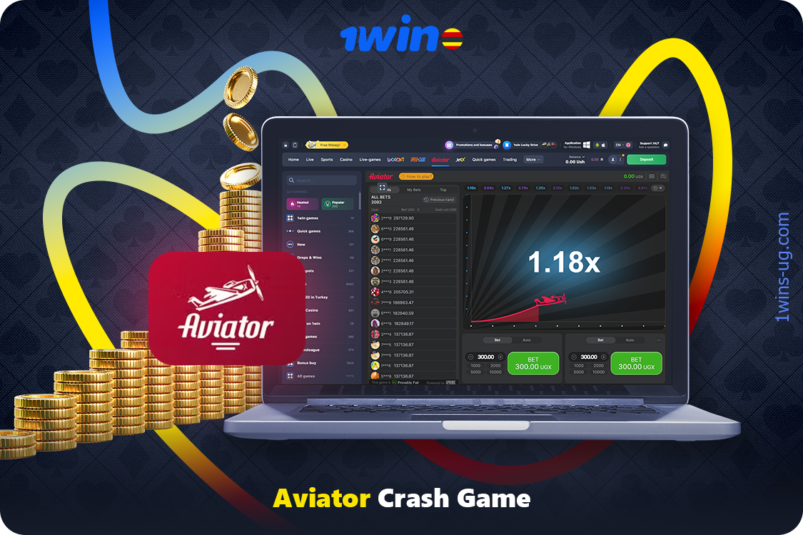 1win casino has the most popular crash game from the Spribe provider, Aviator