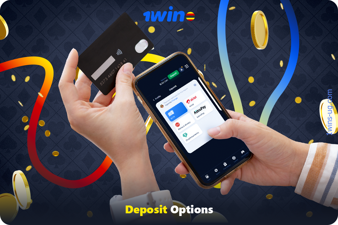 On the 1win website and app you can deposit quickly and securely without commissions