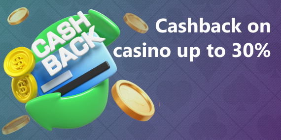 1win cashback on casino