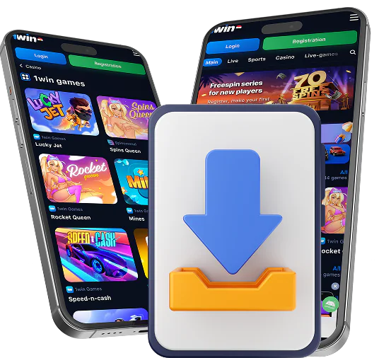 1win app mobile button