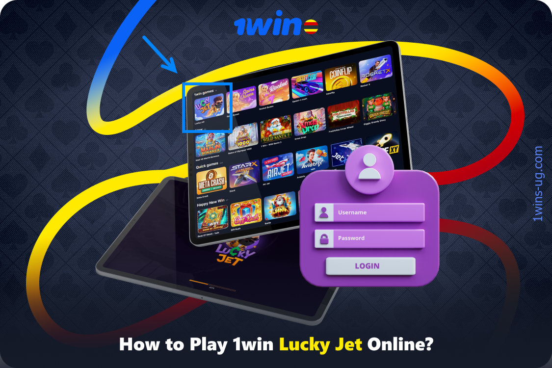 To play at 1win Lucky Jet for real money, players from Uganda need to register and make a deposit