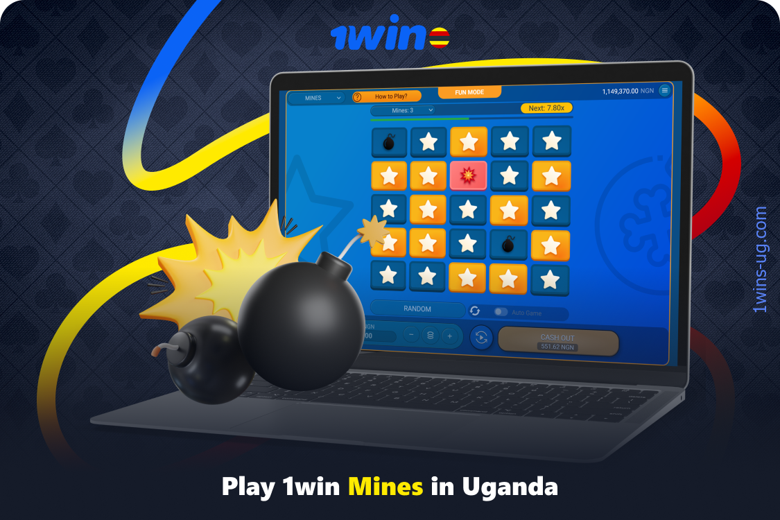 Mines 1win is popular in Uganda due to its easy rules and clear interface