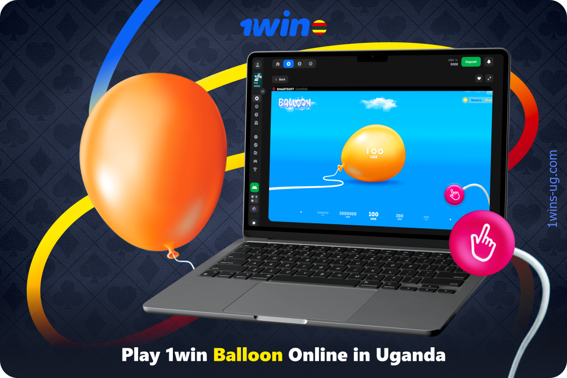 1win Balloon is popular in Uganda thanks to its simple gameplay and the chance to win big quickly